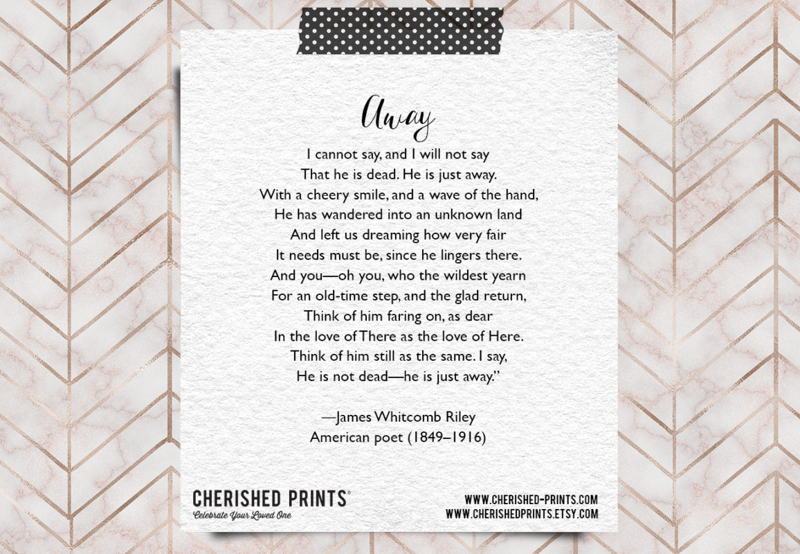 Away - James Whitcomb Riley