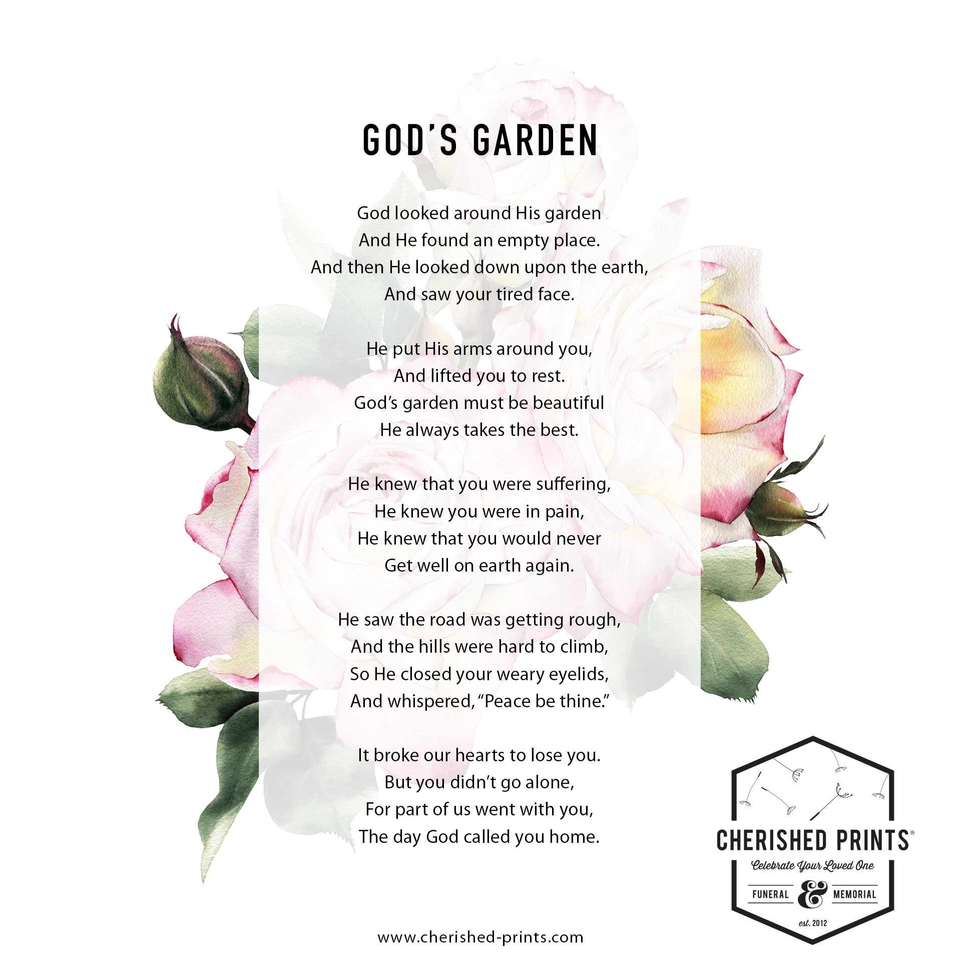 God S Garden Cherished Prints