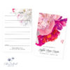Beautiful Soft Peonies Memory Cards for a Celebration of Life, Funerals and Memorial Services