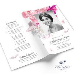 Soft Peonies Program Booklet Cover