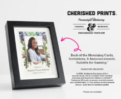 Cherished Prints Succulents Announcements