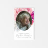 Beautiful Soft Peonies photo Prayer Card