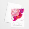 Peonies Thank You Card with envelope