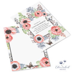 Anemones Thank You Card