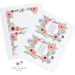 Anemones Thank You Card