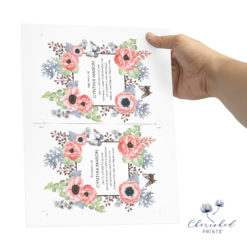 Anemones Thank You Card