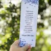 Forget-Me-Not--Laminated Bookmark