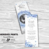 Forget-Me-Nots Bookmarks - Celebration of Life Bookmark Memorial Bookmark