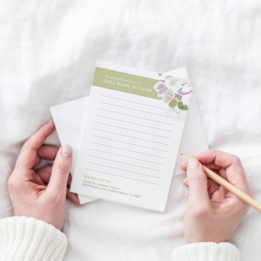 Hydrangea-MemoryCard-Hands-Writing