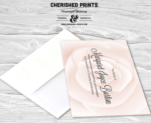 PinkRose-Thank You Card