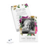 Spring Flowers Funeral Card