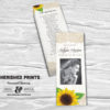 Sunflowers Bookmark