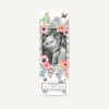 Anemones and butterflies celebration of life laminated bookmarks