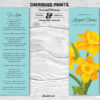 Daffodils Bookmark