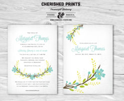 Victorian Floral Invitation