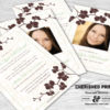 Orchid Celebration of Life Invitation