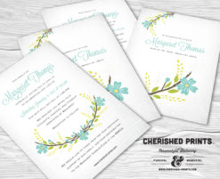 Victorian Floral Invitation