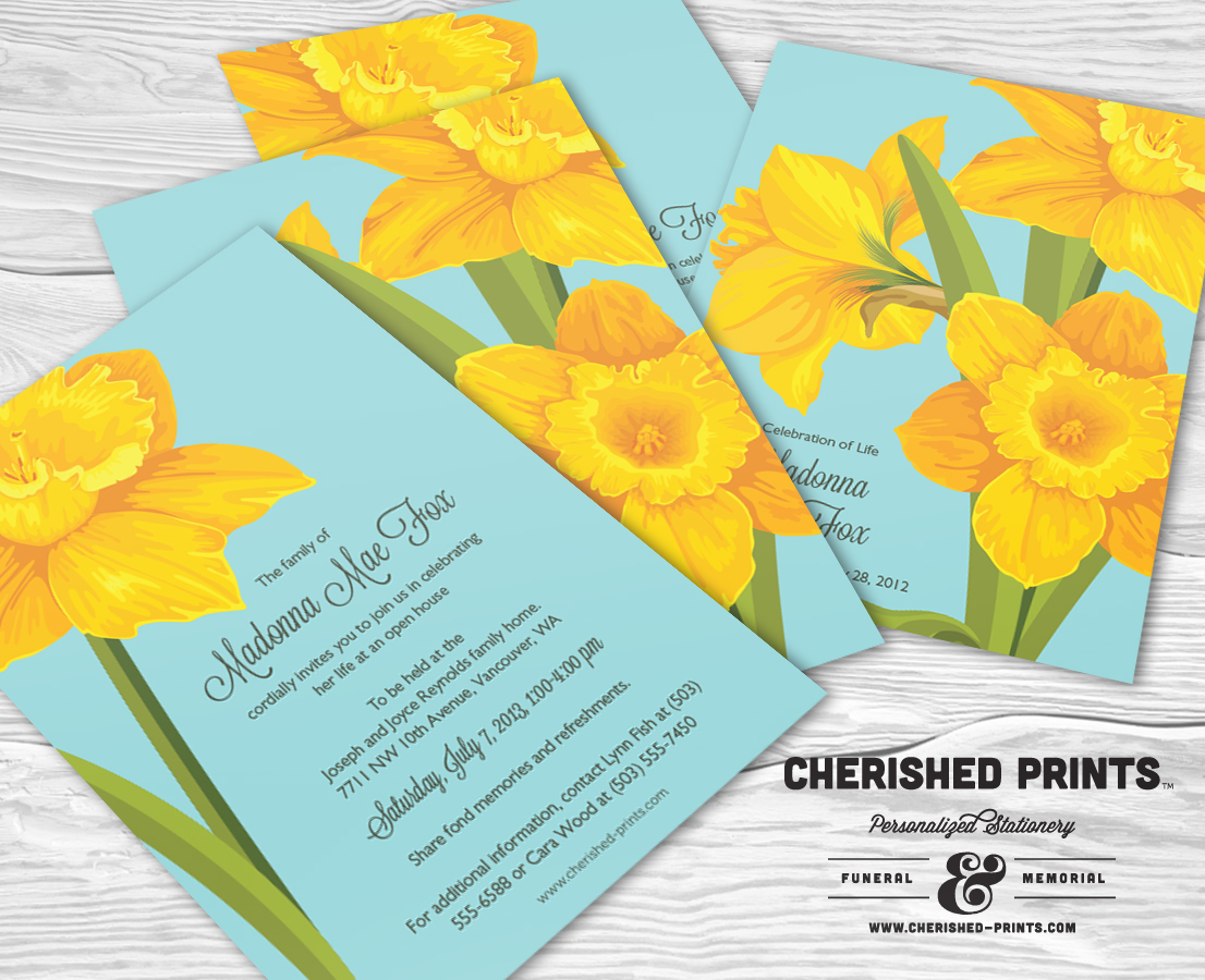 Daffodils Invitation