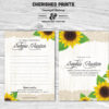 Sunflowers Memory Card