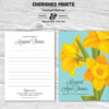 Daffodils Memory Card