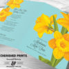 Daffodils Funeral Program