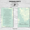 Chrysanthemum Prayer Card