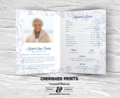 Seashells Funeral Program