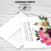 Spring Flowers Thank You Card