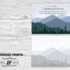 mountains majesty thank you card
