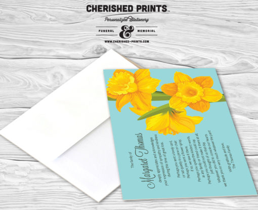Daffodils Thank You Card