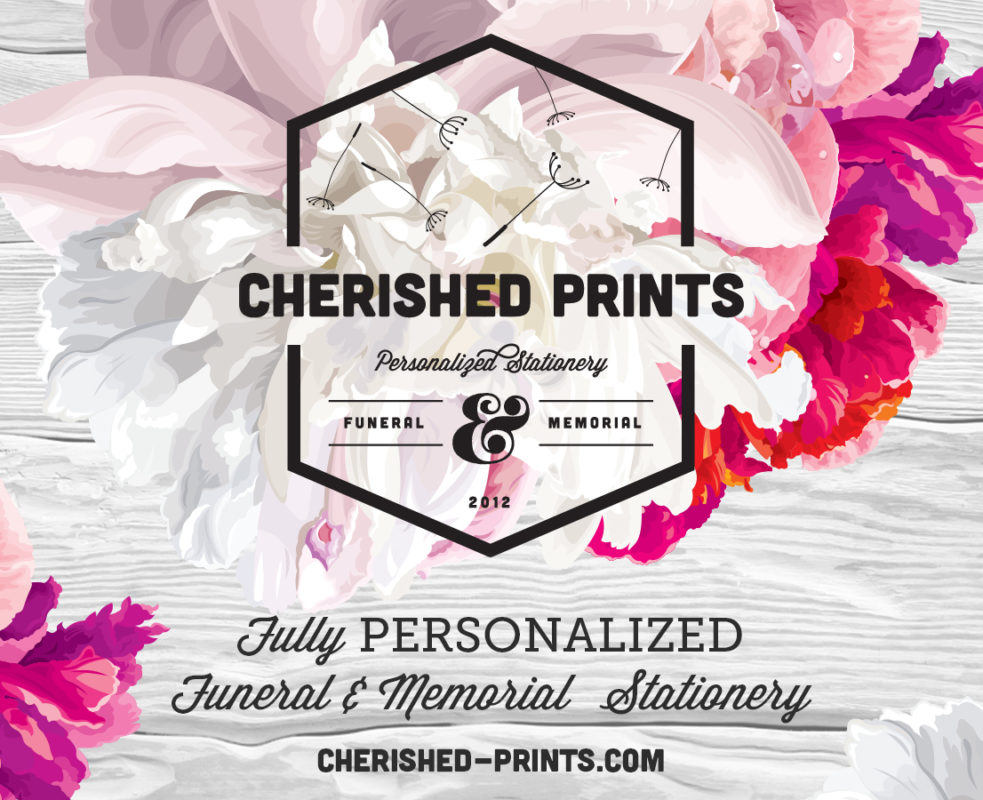 Cherished Prints Design Collection of Funeral Programs, Celebration of Life, and Memorials