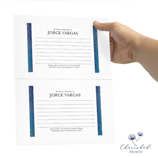 Modern Blue Striped share a memory card