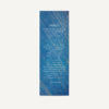 blue striped funeral bookmark