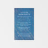 blue striped modern male funeral laminated prayer card with poem for funeral