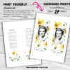 Daisies Bookmark 2up Print Ready PDF