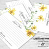 Daisies Memorial Card