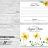 Daisies Memorial Card