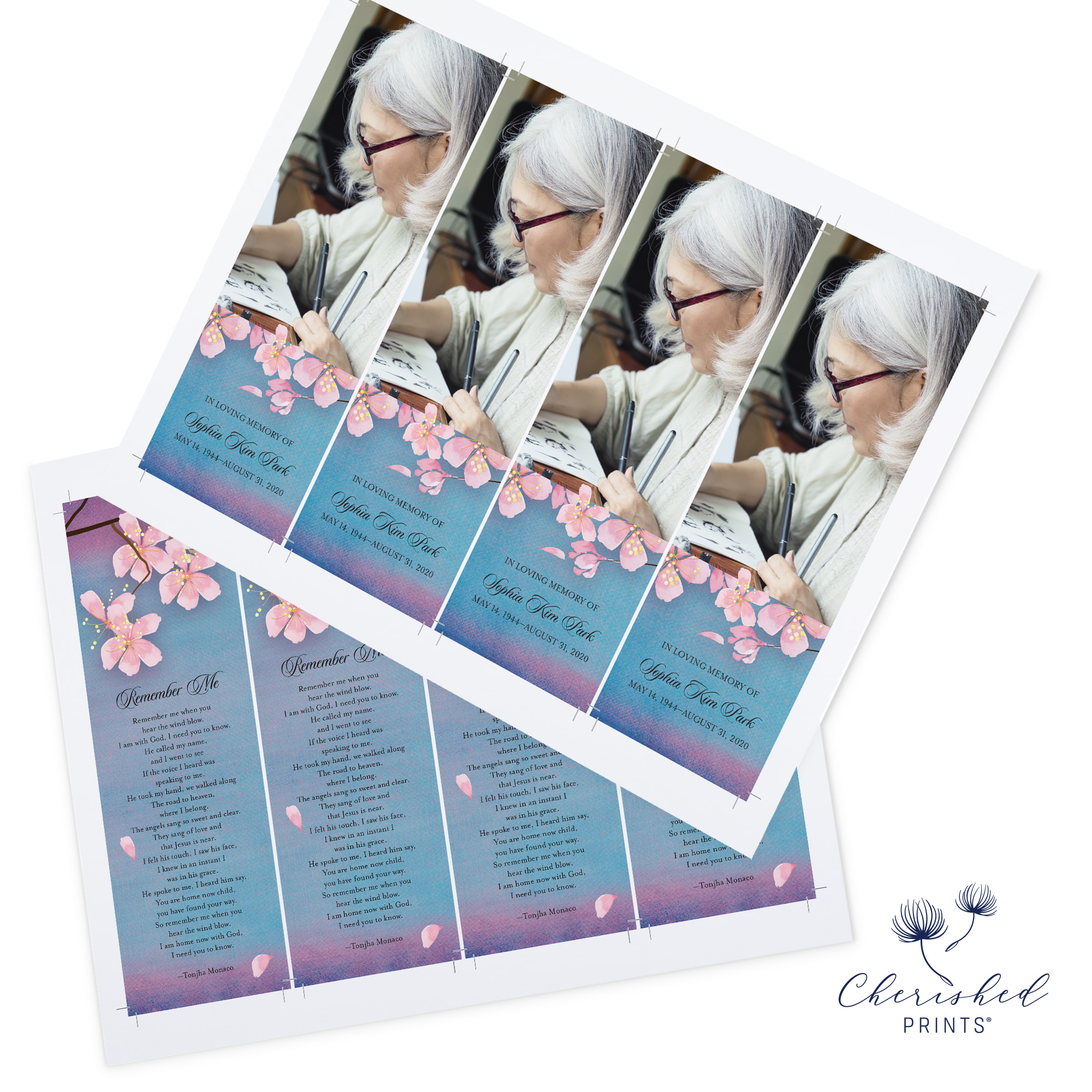 Sakura Cherry Blossom Bookmarks PDF