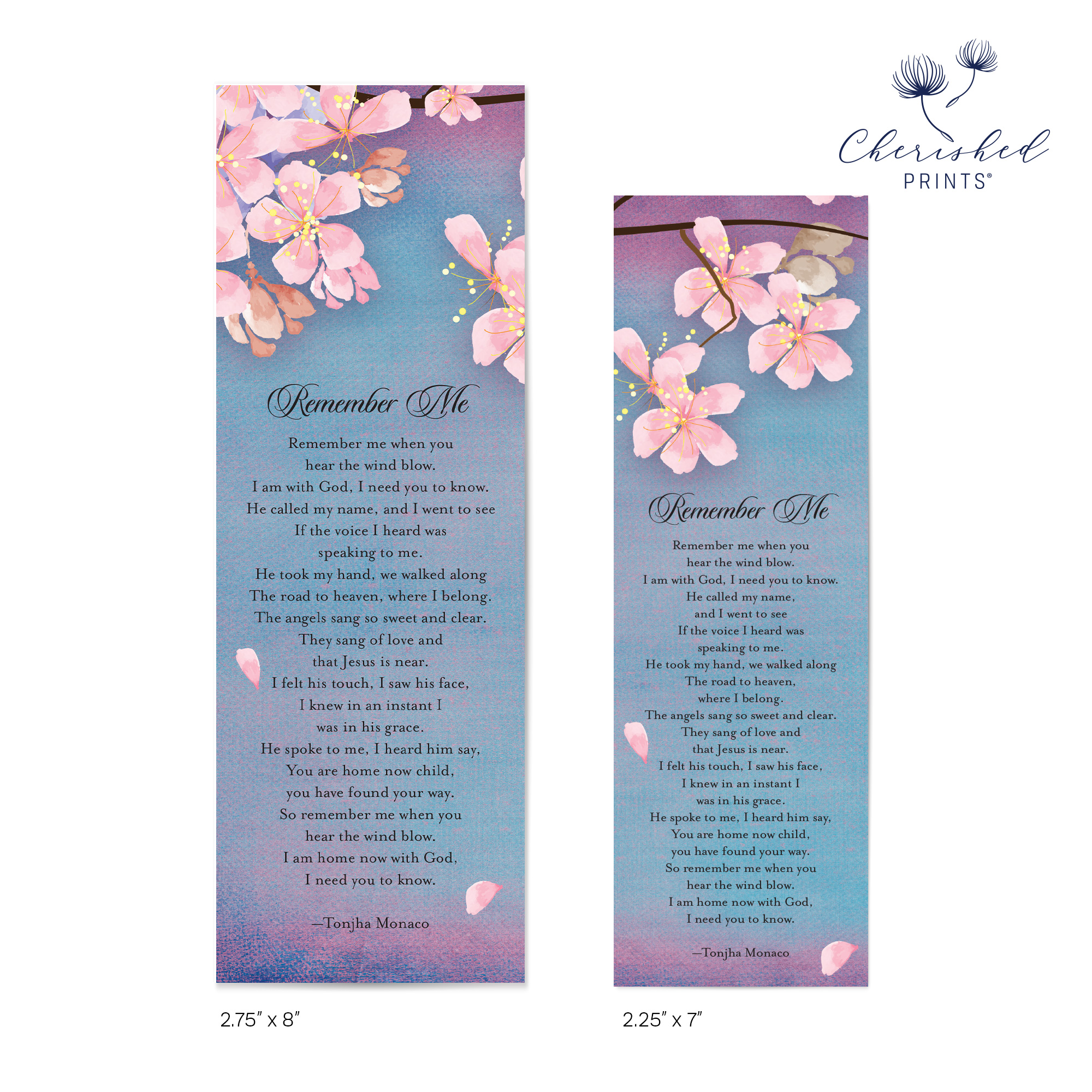 Sakura Cherry Blossom Bookmarks PDF