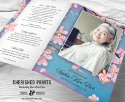 Premium Funeral Program Designs