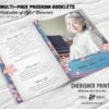 Cherry Blossoms Multi-page Program Booklet