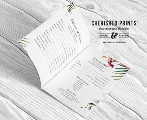 Tropical Flowers-Program-Booklet-Order-of-Service