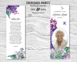 Lilac-Celebration-of-Life-Bookmark-Front-and-back