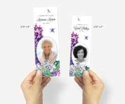 purple lilacs photo bookmarks large and small