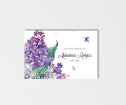purple lilacs share a memory card