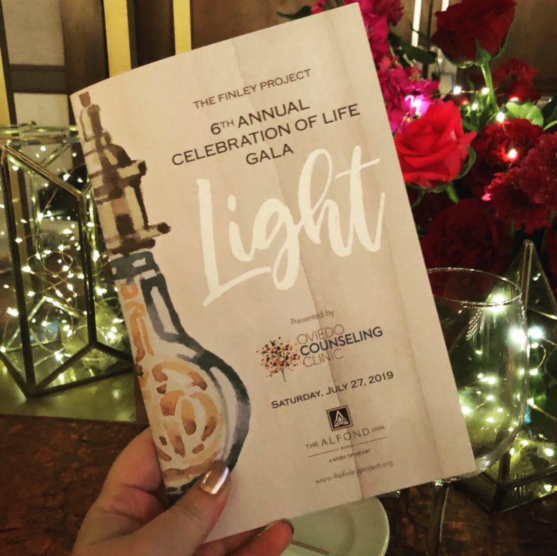 The Finley Project Gala: Light Event Program