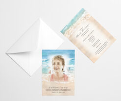 beach invitations template with envelopes
