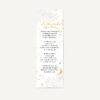 Back of memorial bookmark with “I’m There Inside Your Heart” poem