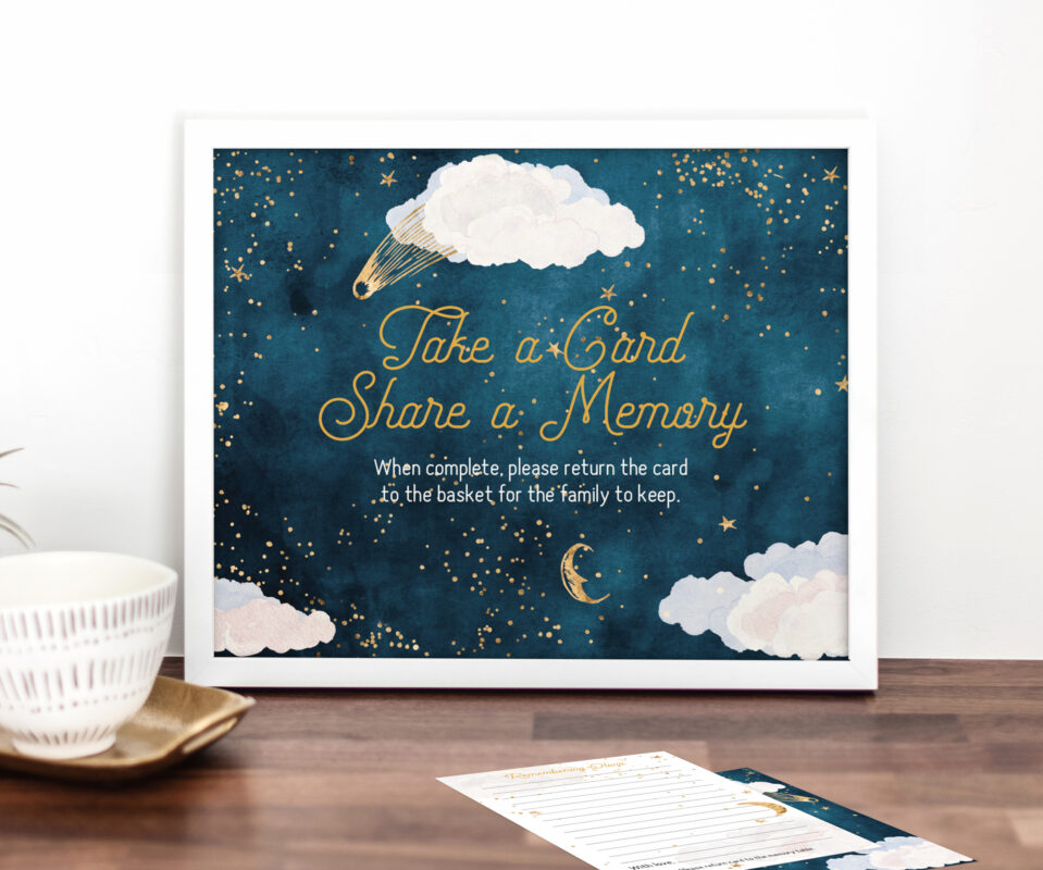 Twinkle, Little Star Memory Card Sign – Instant Download • Cherished Prints